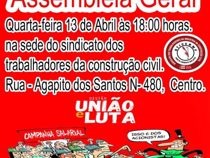 A VOZ DO PEÃO – Órgão de Comunicação do Sindicato dos Trabalhadores da